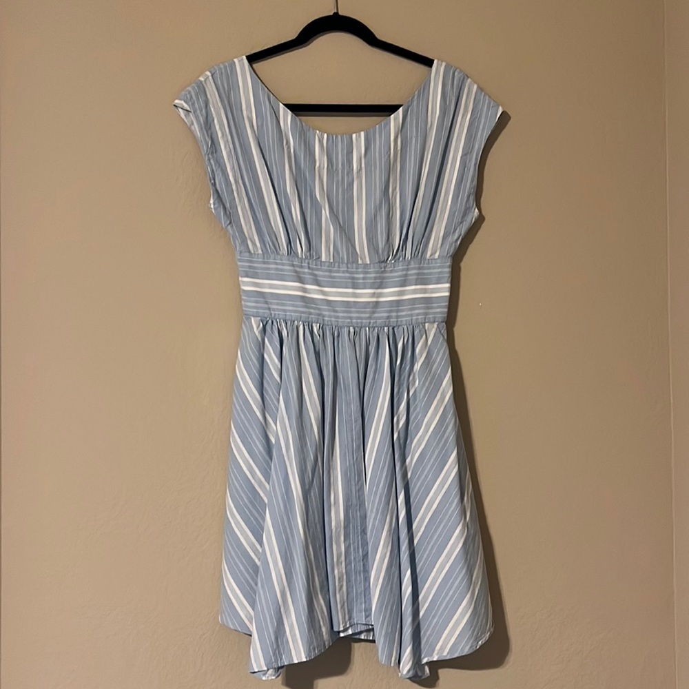 ⭐️HP⭐️ Blue striped dress